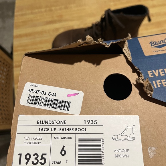 Blundstone lace up boots 1931 size 6 AU/9 USA - Picture 10 of 10